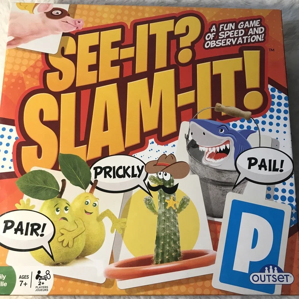 See-It? Slam-It!  COMPLETE Game by Outset 2016 FAMILY Word Party Game AGES 7+